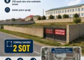  Binə qəsəbəsində torpaq satılır