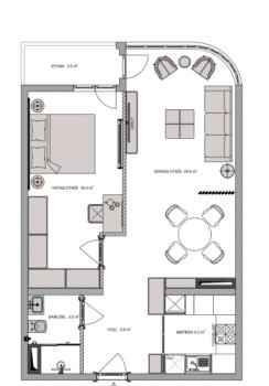  Xırdalan şəhərində 63m² mənzil satılır