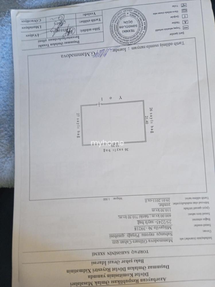 Pirşağı qəsəbəsi torpaq satılır