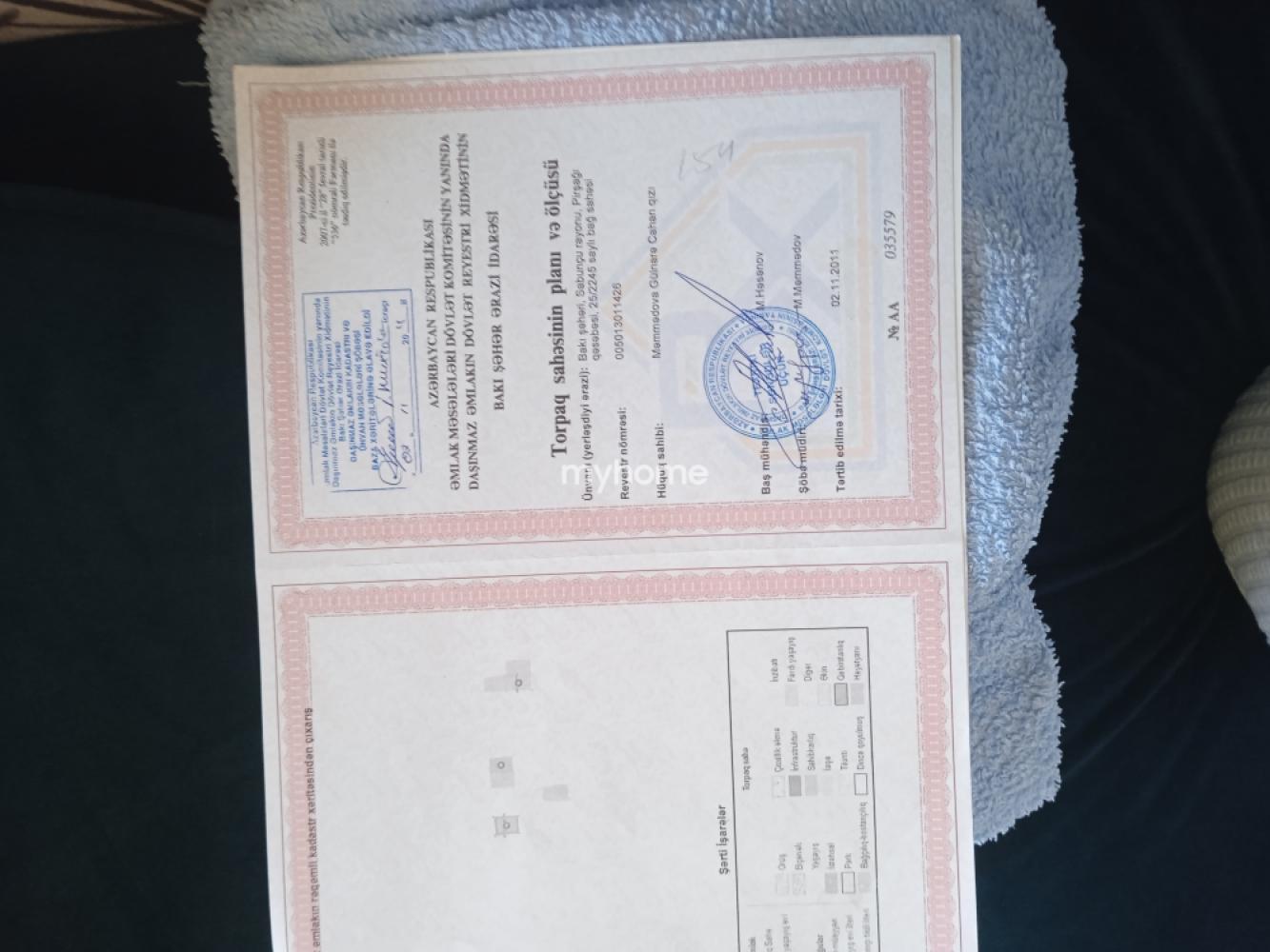 Pirşağı qəsəbəsi torpaq satılır