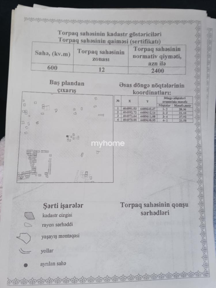 Pirşağı qəsəbəsi torpaq satılır