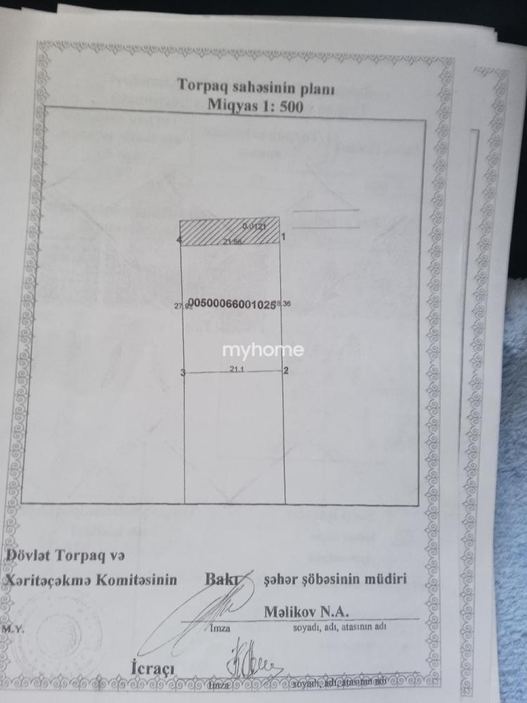 Pirşağı qəsəbəsində torpaq satılır Pirşağı qəsəbəsində torpaq satılır