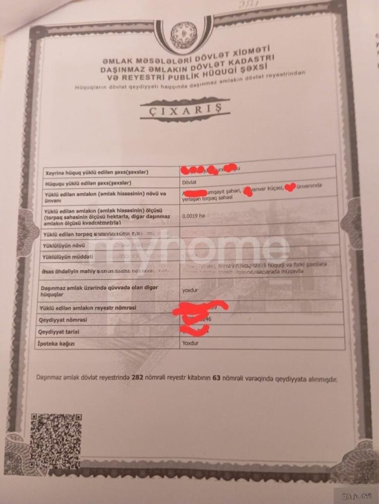 Sumqayıt şəhəri obyekt satılır