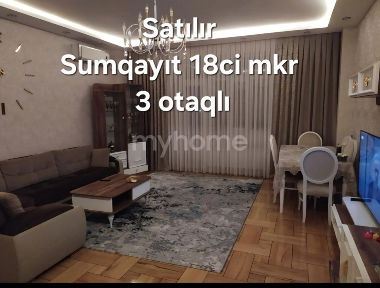 Sumqayıt şəhəri 98m² mənzil satılır